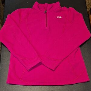 The North Face Bright Pink Half-Zip Pullover